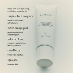 Goop Exfoliating Jelly Cleanser foamless texture glides on skin.