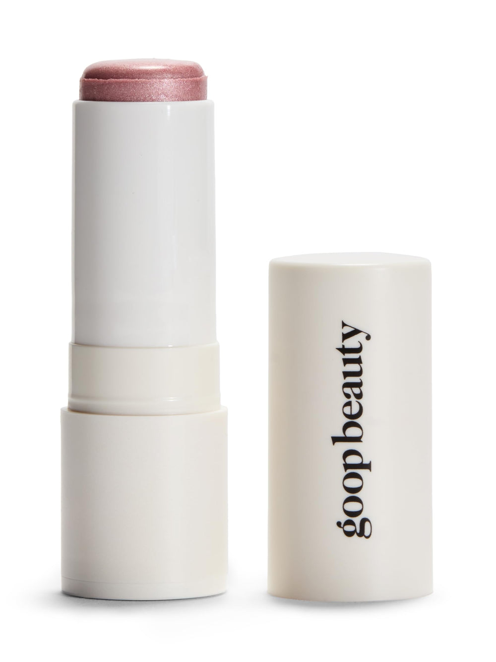 Goop Beauty Glow Skin Highlighter Stick Petal on cheeks for a soft pearlescent glow.