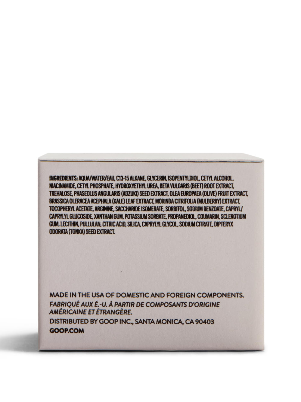 Goop Beauty matte finish under makeup closeup.