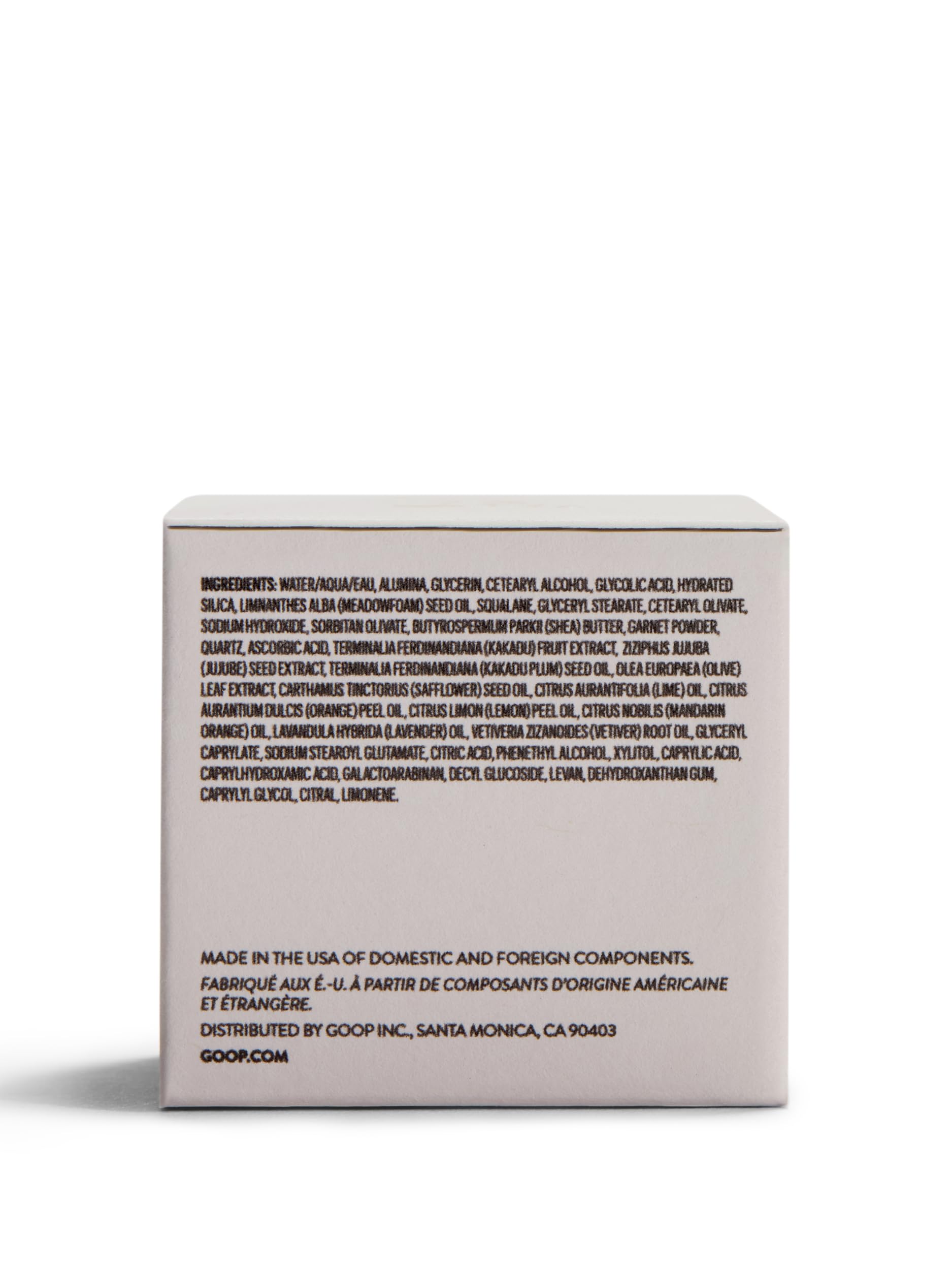 goop Beauty Microderm Exfoliator packaging and labeling communicates clean, cruelty-free values.
