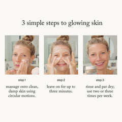 goop Beauty Microderm Exfoliator glycolic acid detail highlights chemical exfoliation.