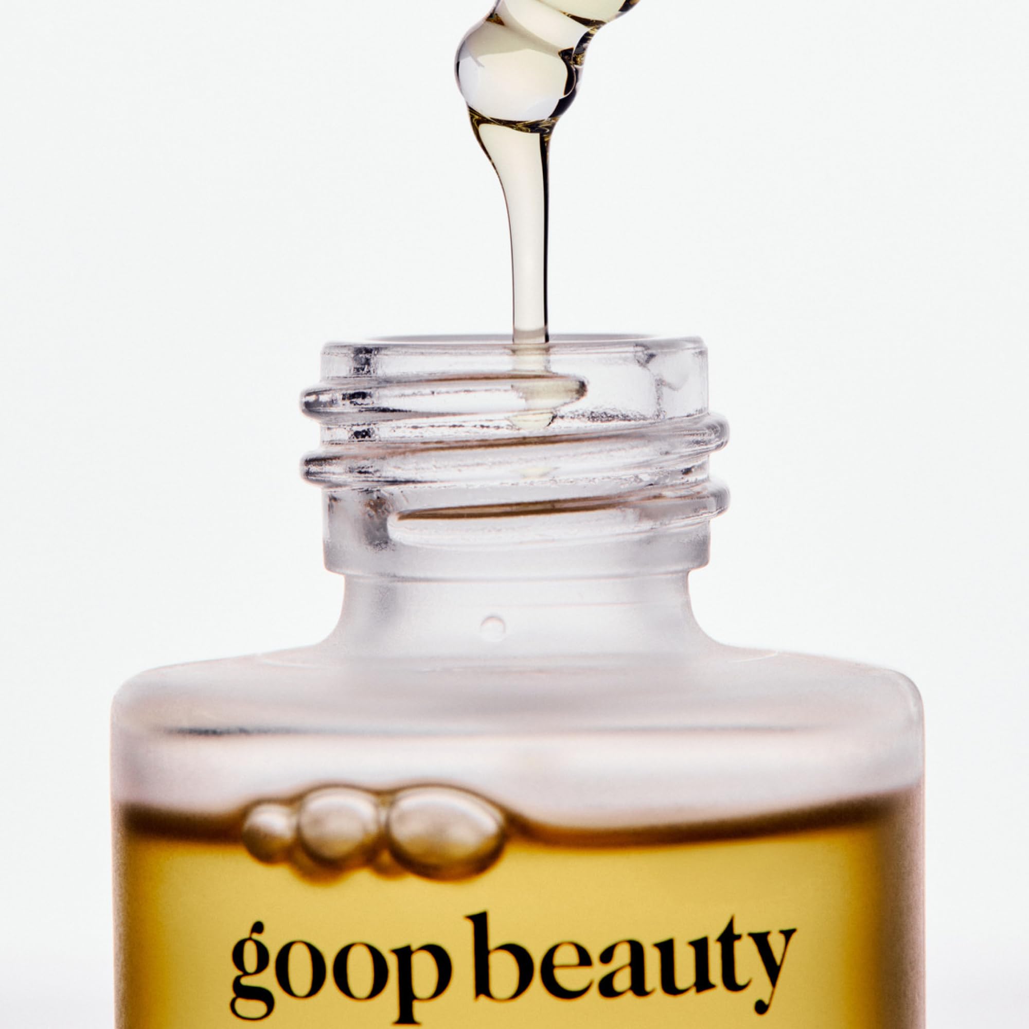goop Beauty Nutrient Face Oil cacay oil visual emphasizing vitamin A richness