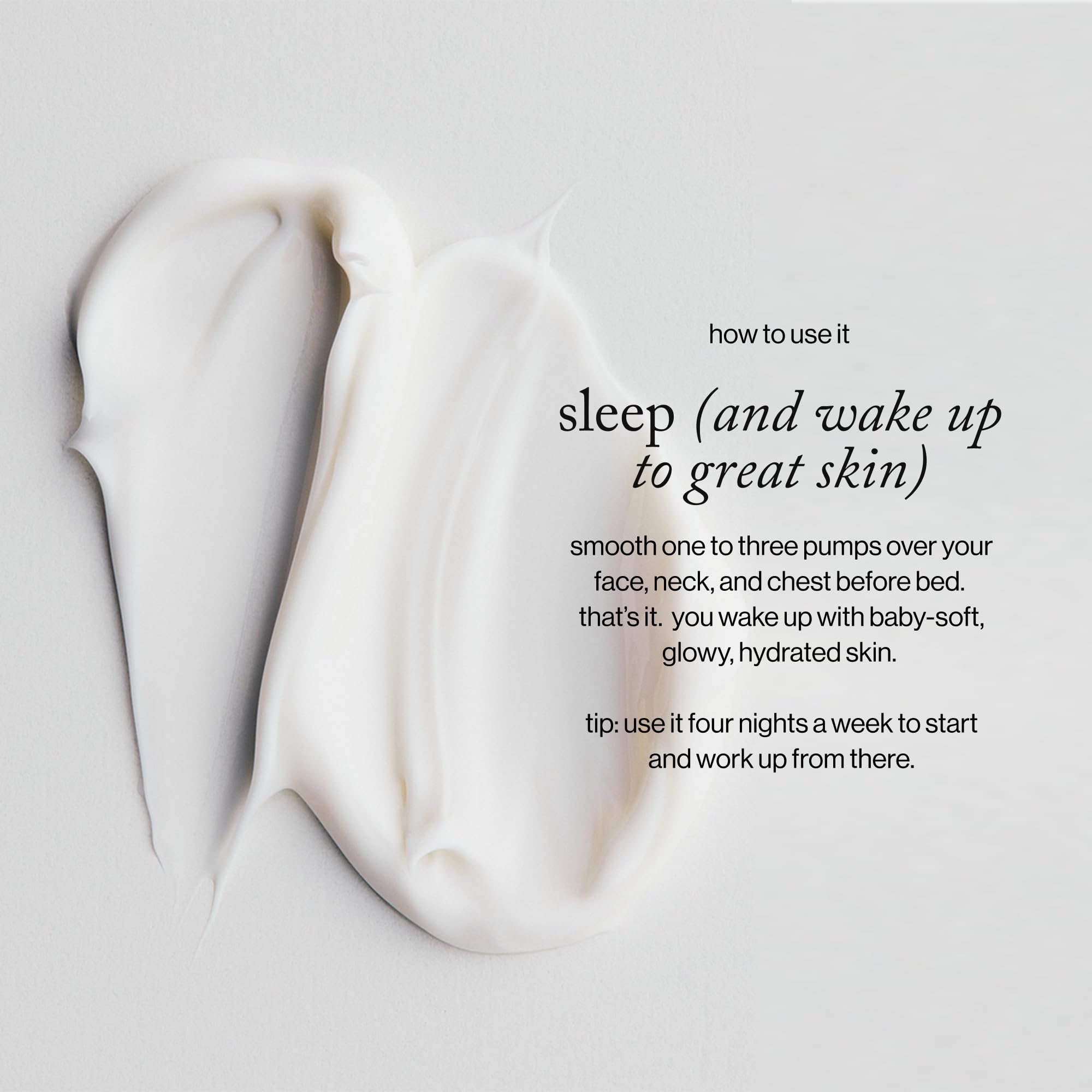 goop Beauty Sleep Milk Serum close-up showcases lightweight, breathable hydration