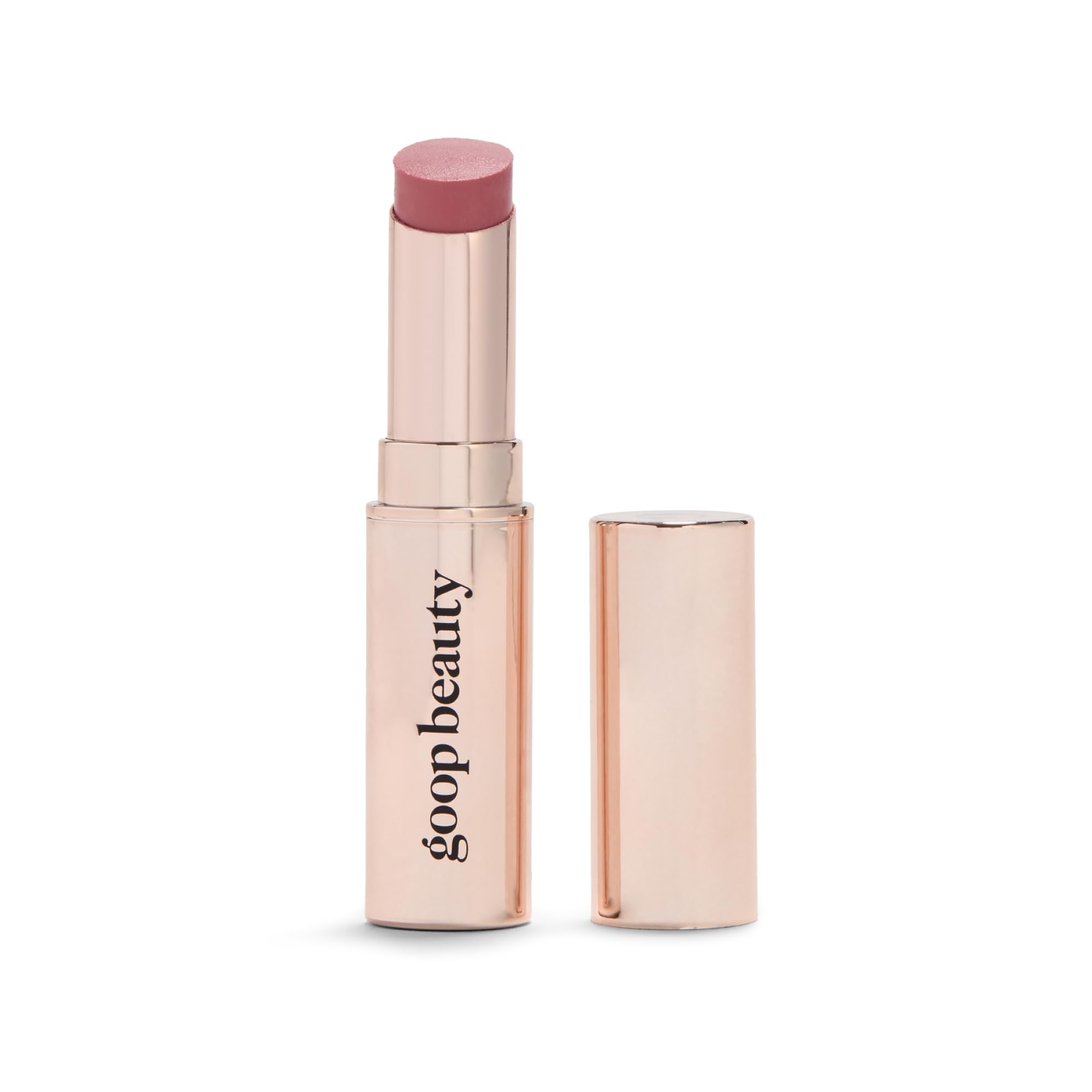 Goop Beauty tinted lip balm packaging for on-the-go moisture and luxury feel.