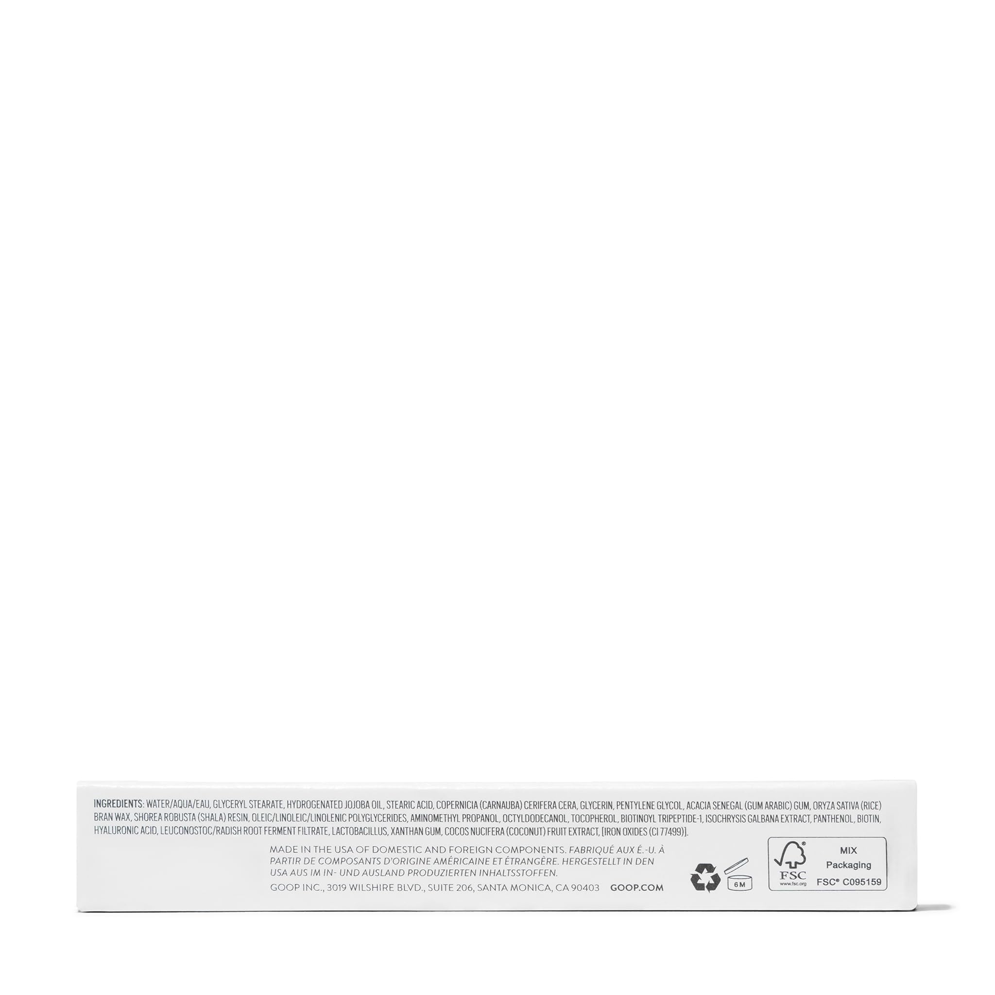 Goop Featherlash guides application to upper and lower lashes for even definition.