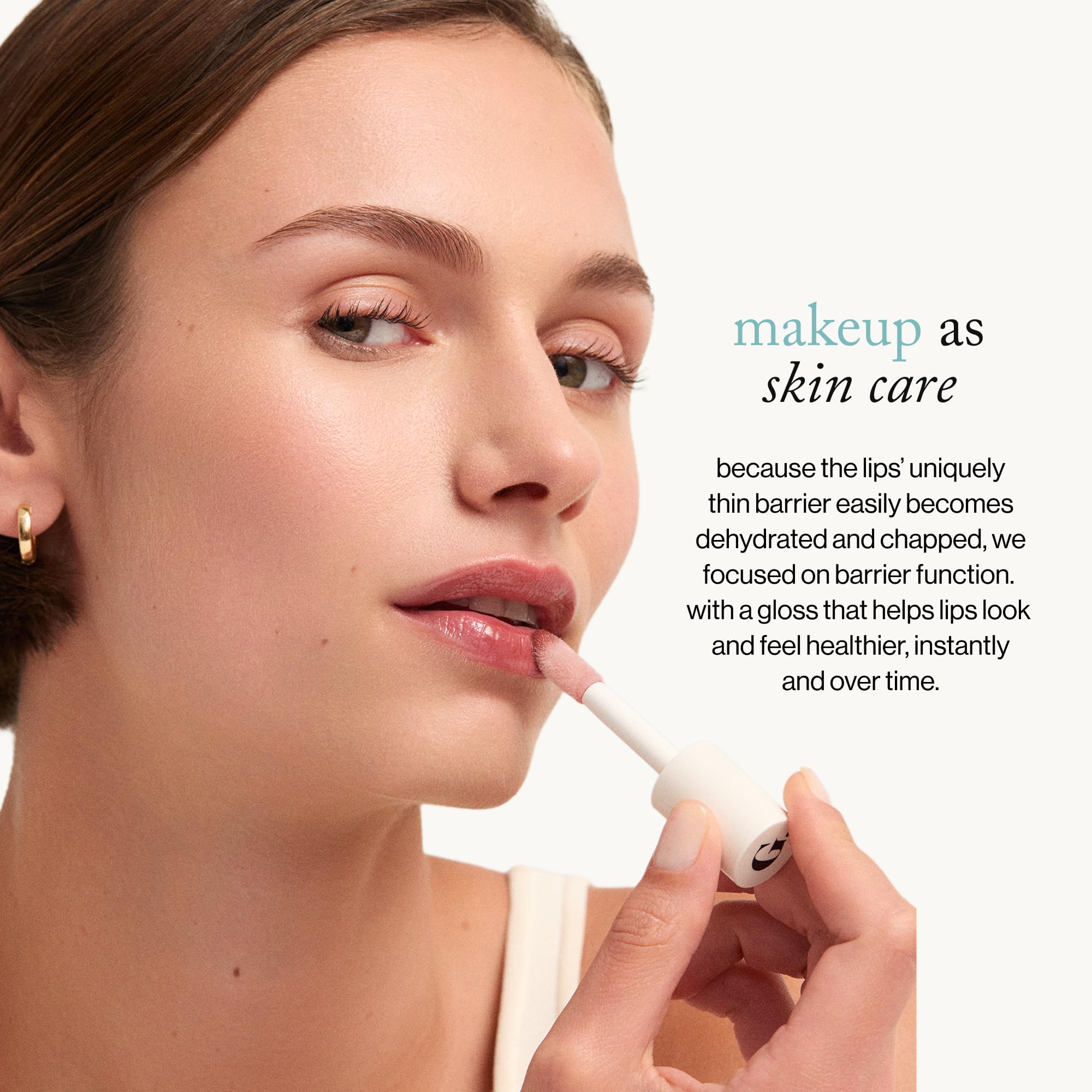 goop Hydra-Barrier Fig swatch highlights color depth and moisturizing feel.