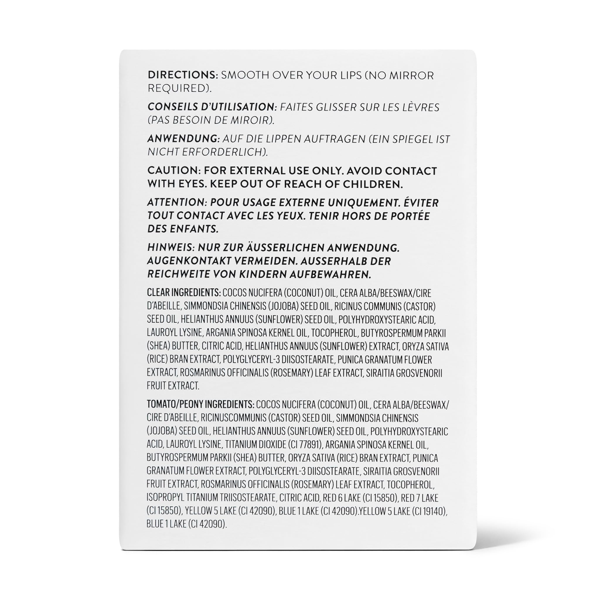 Goop Lip Balm Trio ingredients highlight natural oils and shea butter