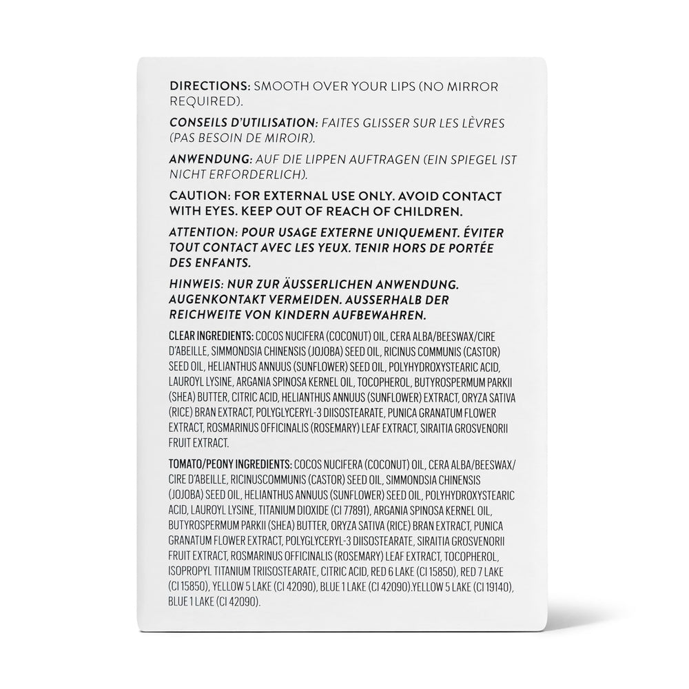 Goop Lip Balm Trio ingredients highlight natural oils and shea butter