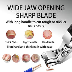 Goredny Orthoclip wide-mouth jaw handles thick nails with ease