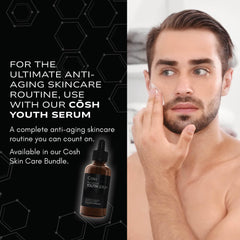 Gorilla Mind Cōsh in morning routine for refreshed, firmer-looking skin.