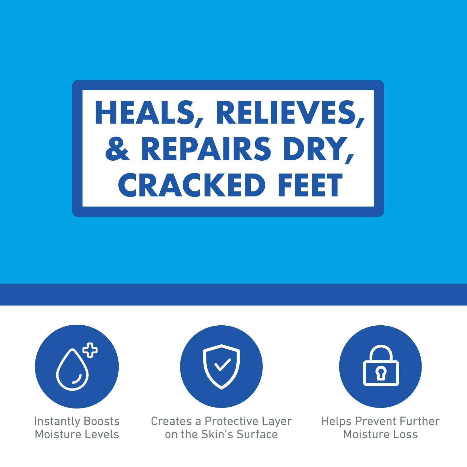 O'Keeffe's Healthy Feet packaging box featuring a 4-pack set.