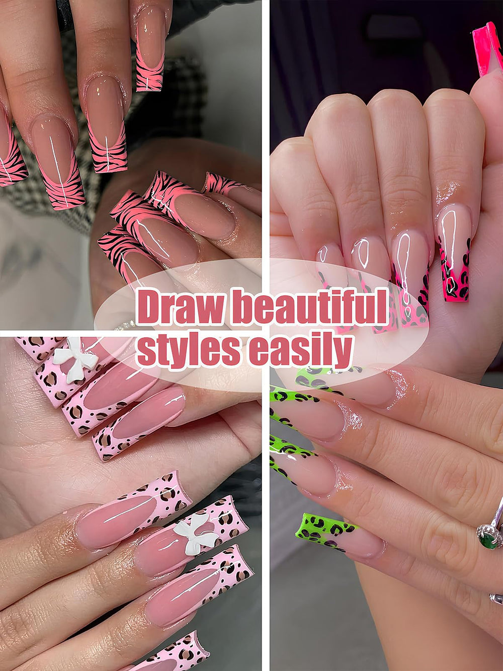 Gorvalin 3D quick-dry nail art pens delivering fast-drying designs.