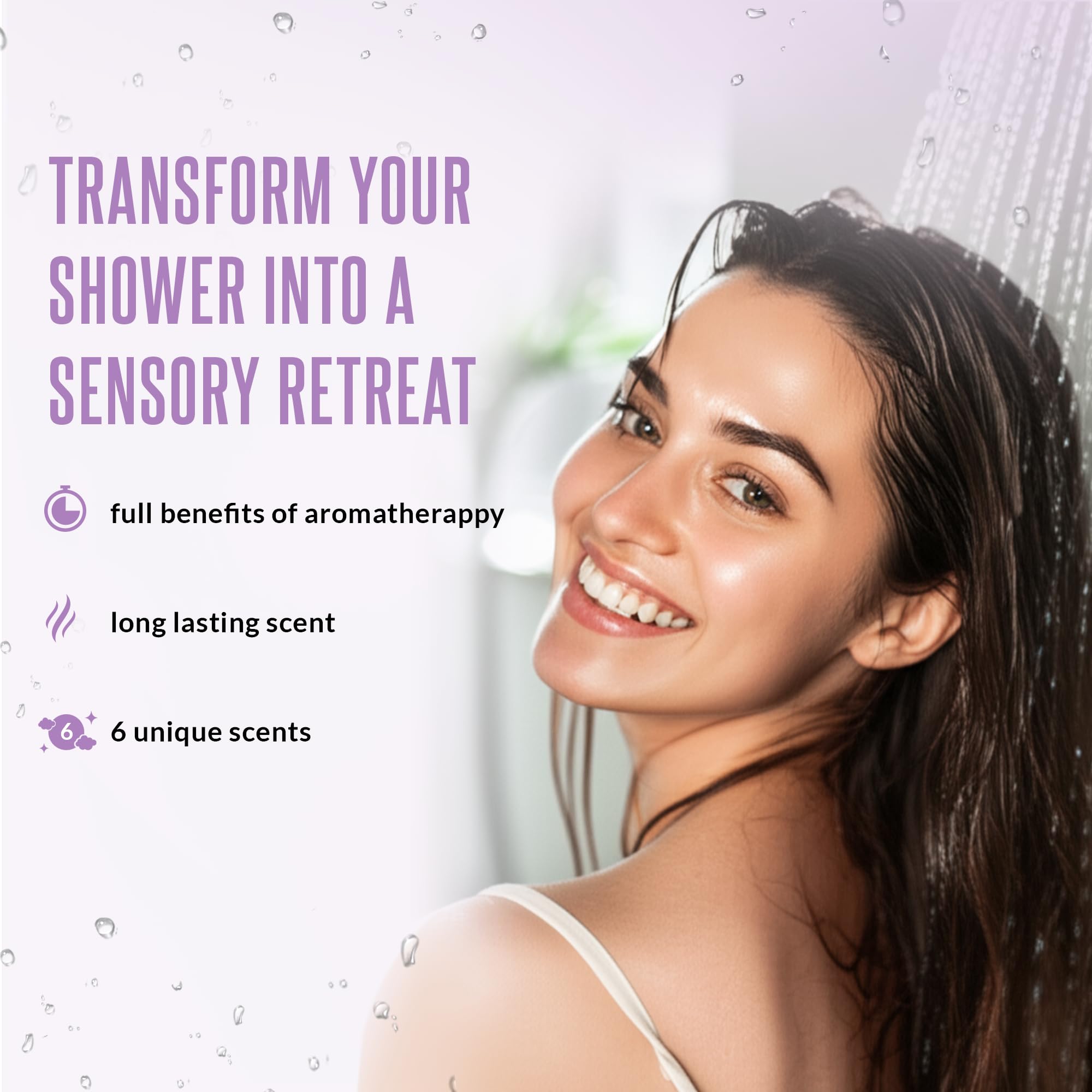 GOSSBY citrus shower steamer for bright energy in the morning