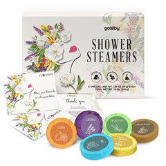 GOSSBY eucalyptus shower steamer for refreshing clarity during showers