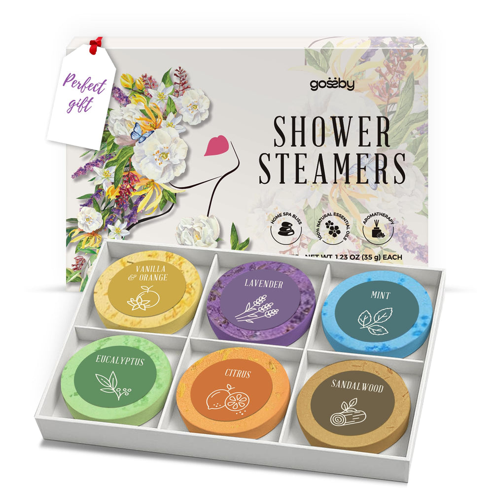 GOSSBY lavender shower steamer for calming shower rituals