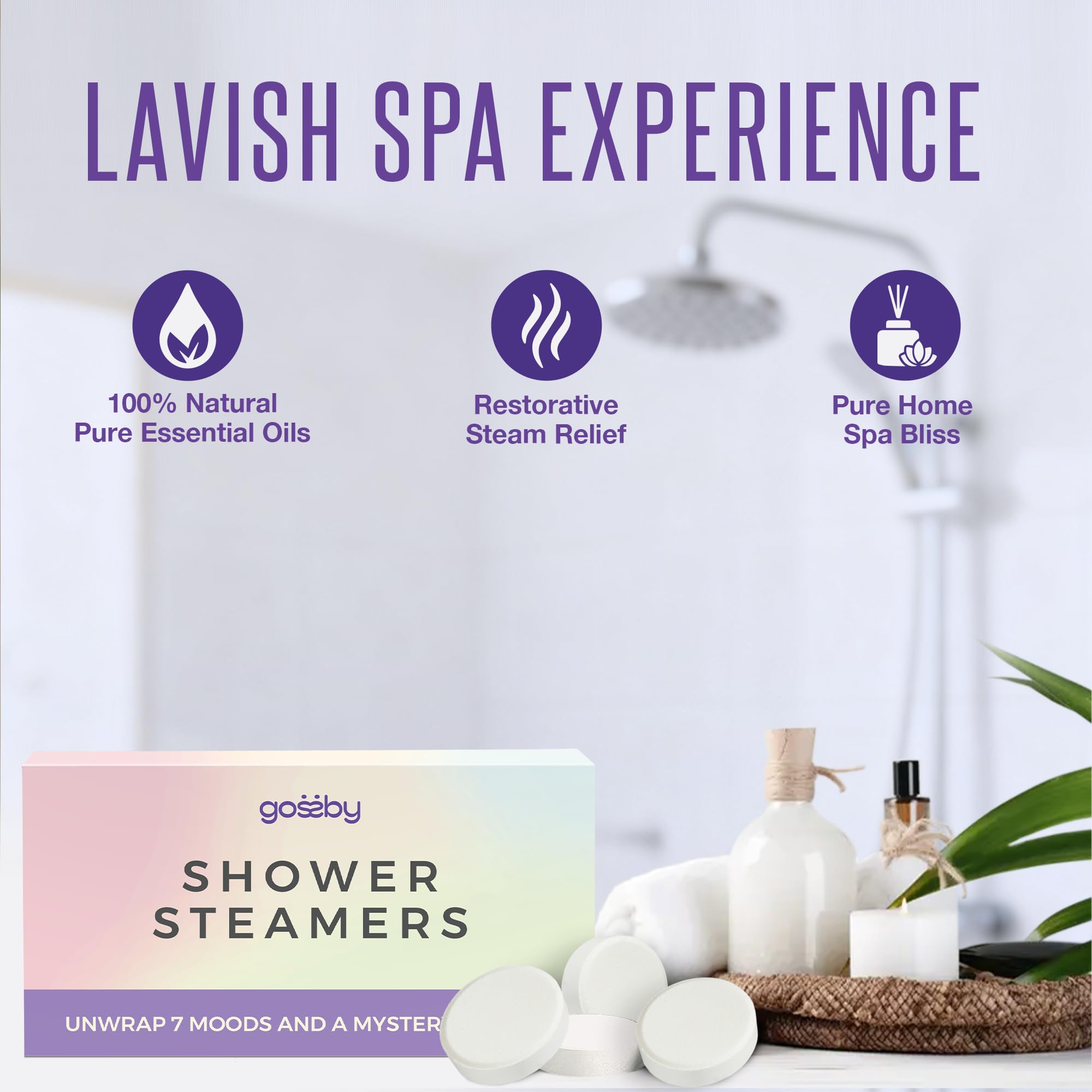 GOSSBY secret gift steamer symbolizing balance and self-care