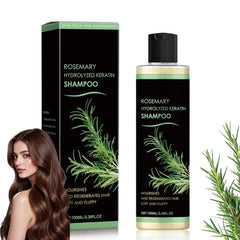 Goswar organic rosemary shampoo bottle for daily scalp refreshment and nourishment.