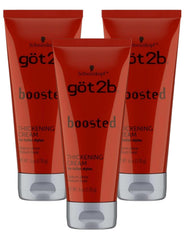 Got2B Boosted Thickening Cream 3-pack box highlights value and long-lasting lift