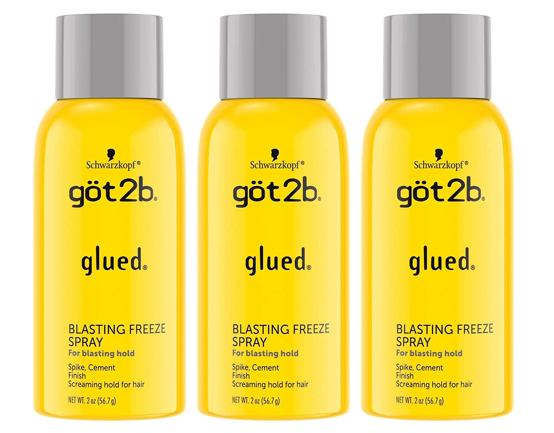 Got2B Glued Blasting Freeze travel bottle ready for on-the-go styling.