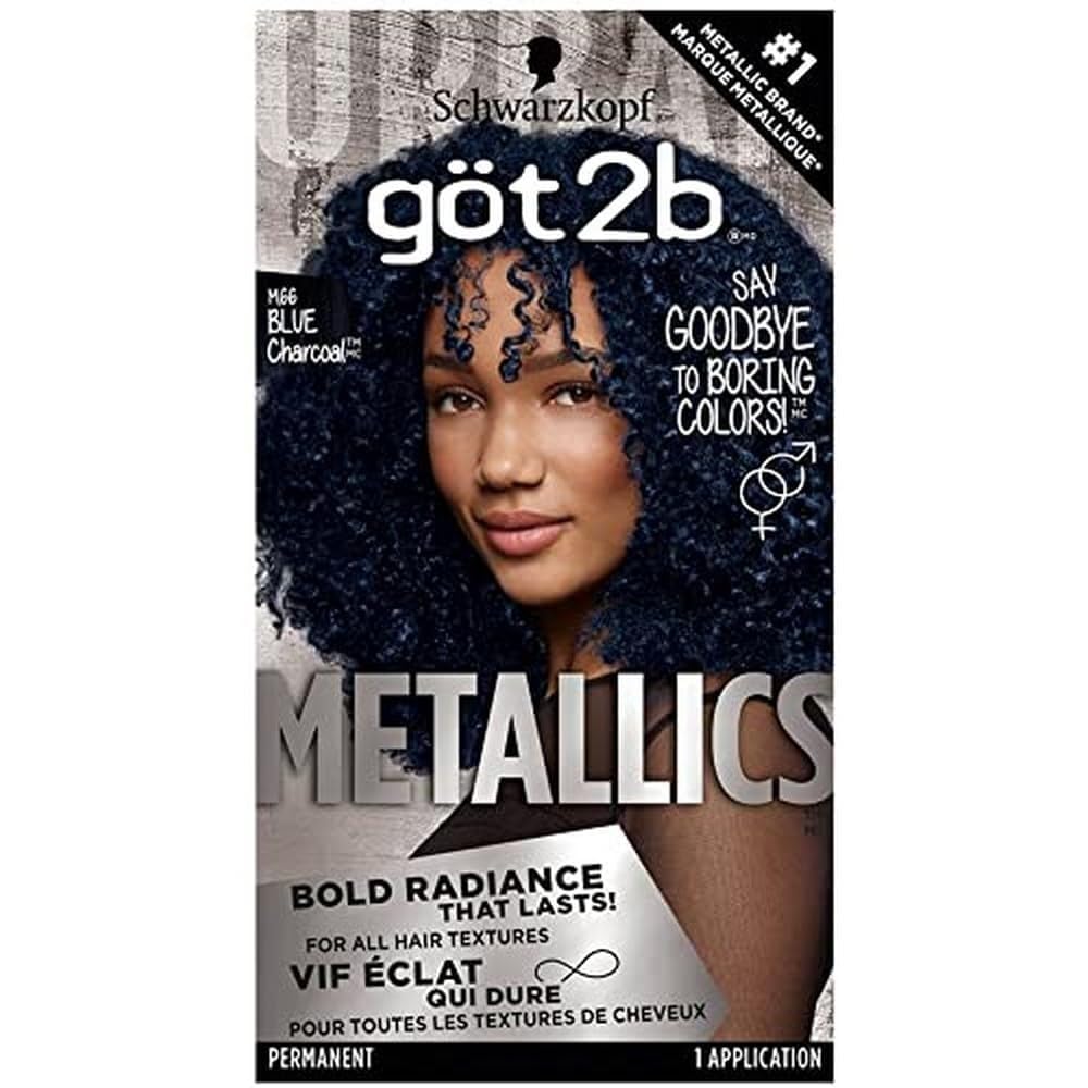 Got2B Metallics Blue Charcoal packaging for at‑home color application