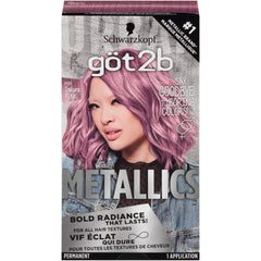 Got2b Metallics Sakura Pink color cream tube for vibrant, long-lasting metallic shade