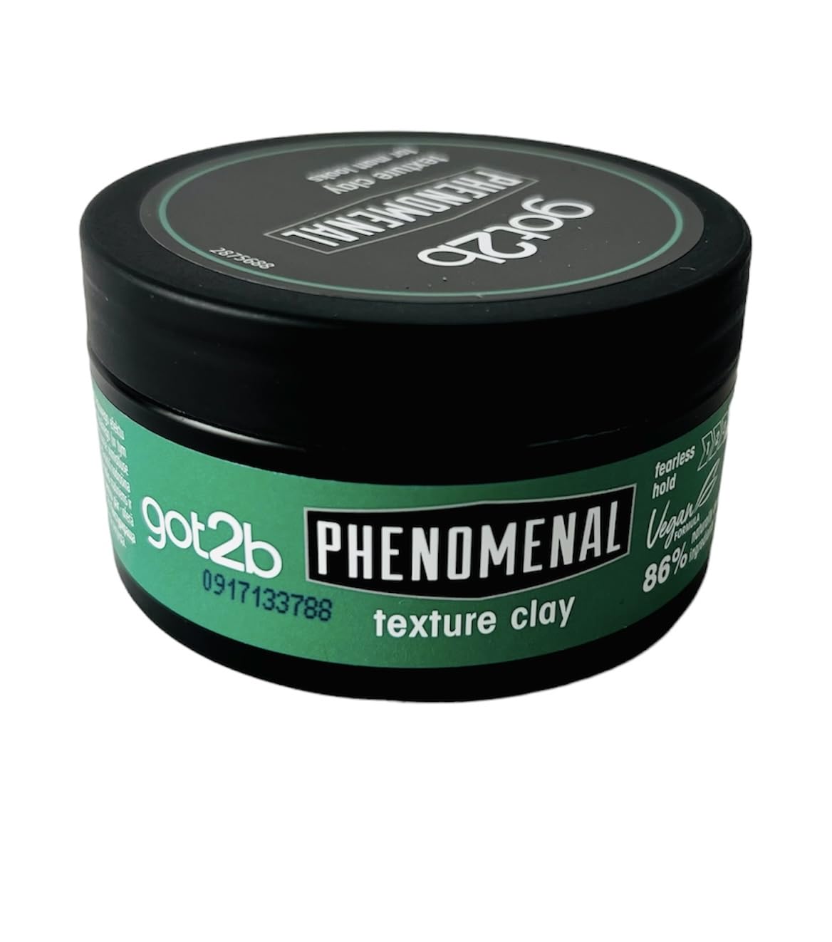 Barber-inspired Got2b Phenomenal packaging showing 100 ml size