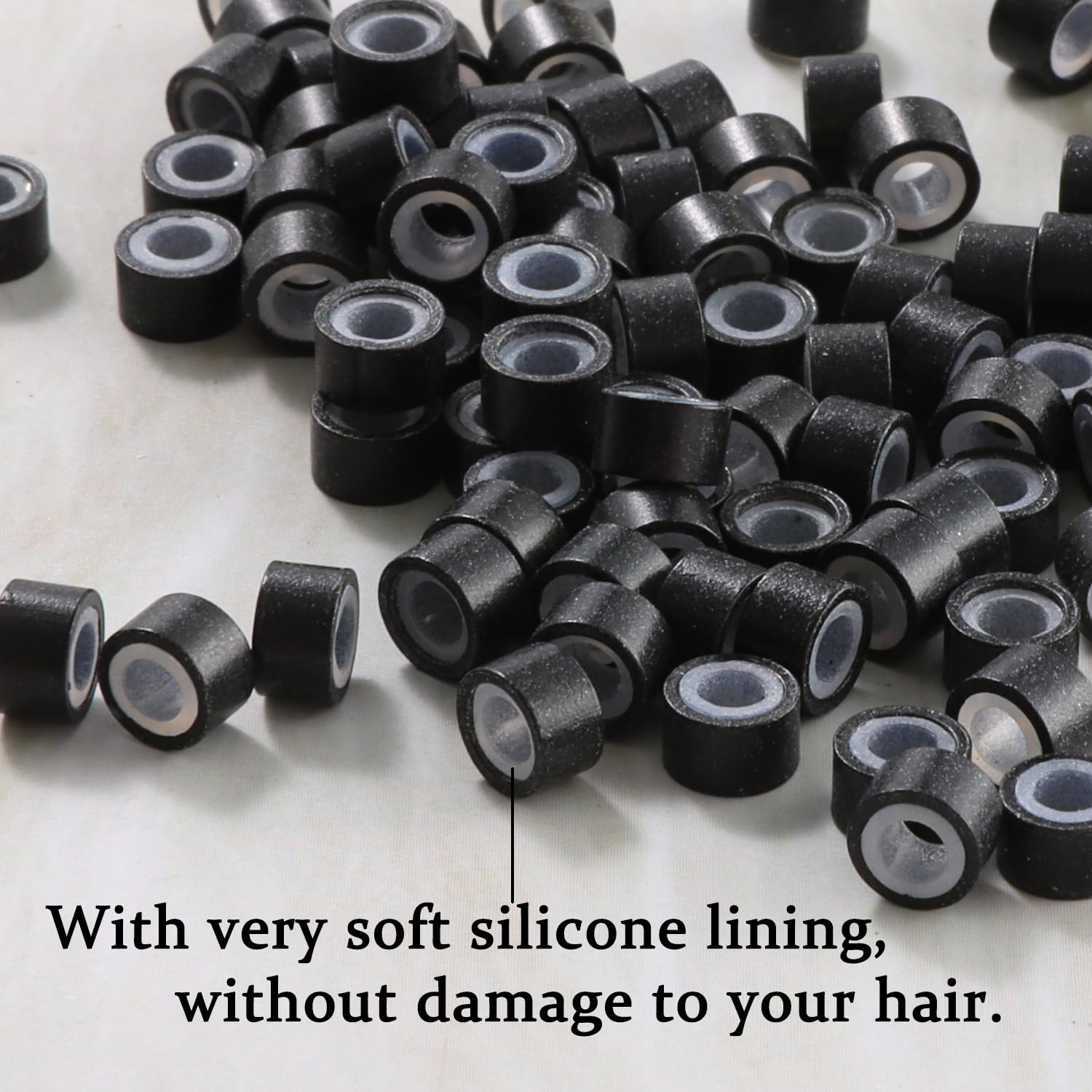 GOTDYA I-tip microlink weft beads provide discreet, durable hold.