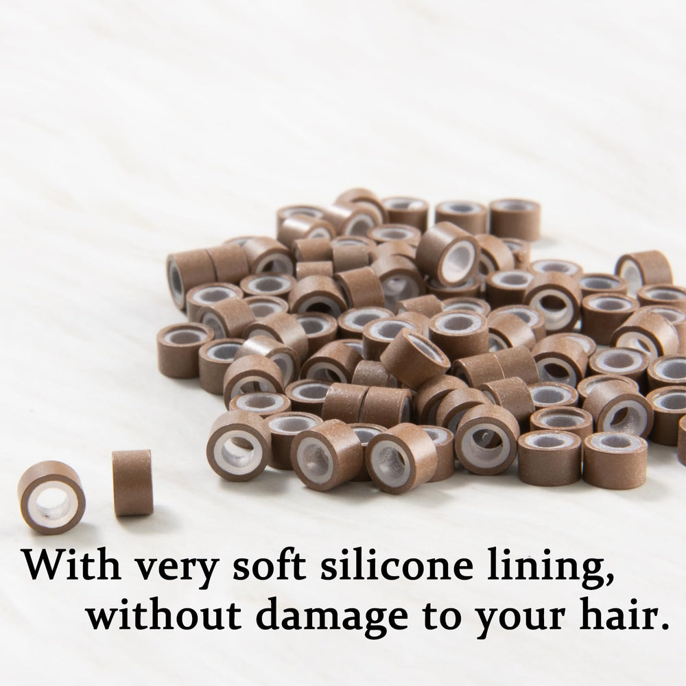 GOTDYA silicone-lined micro rings close-up showing comfortable installation.