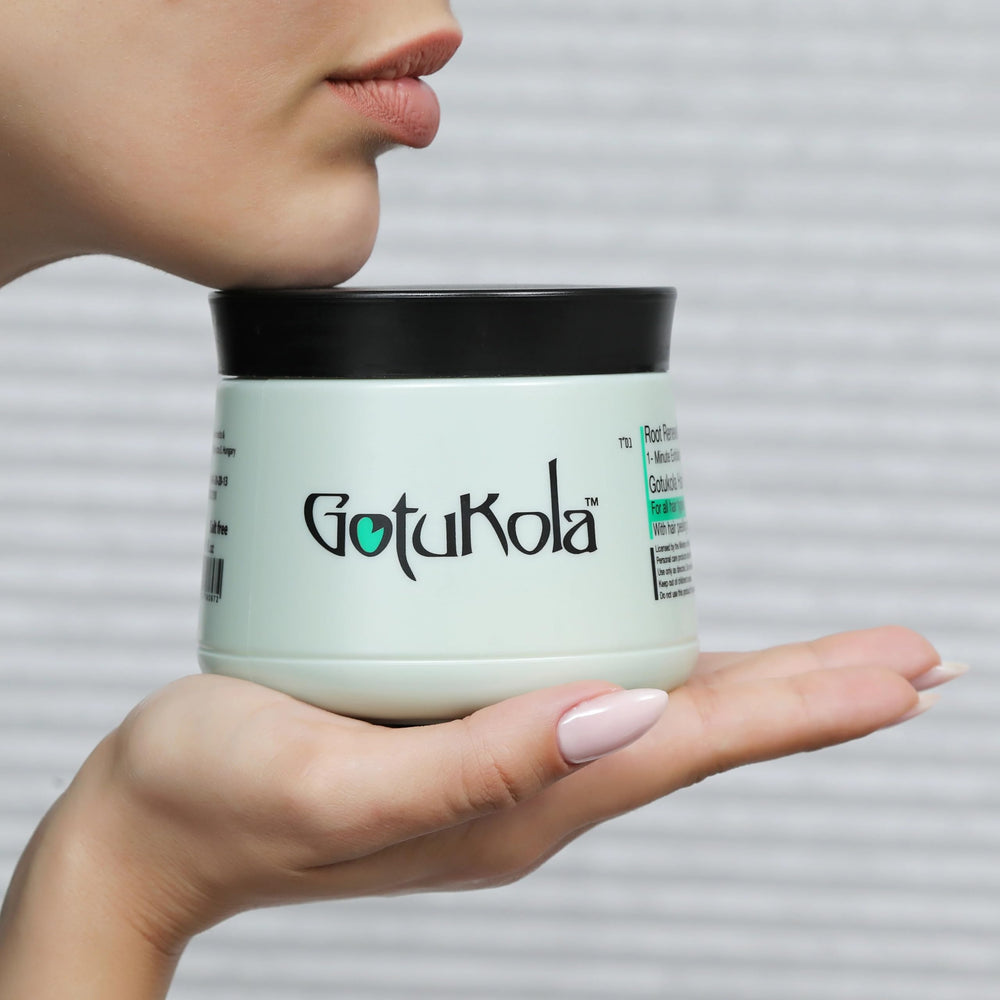 Gotukola hair mask collection ready for shared use and routine nourishment.