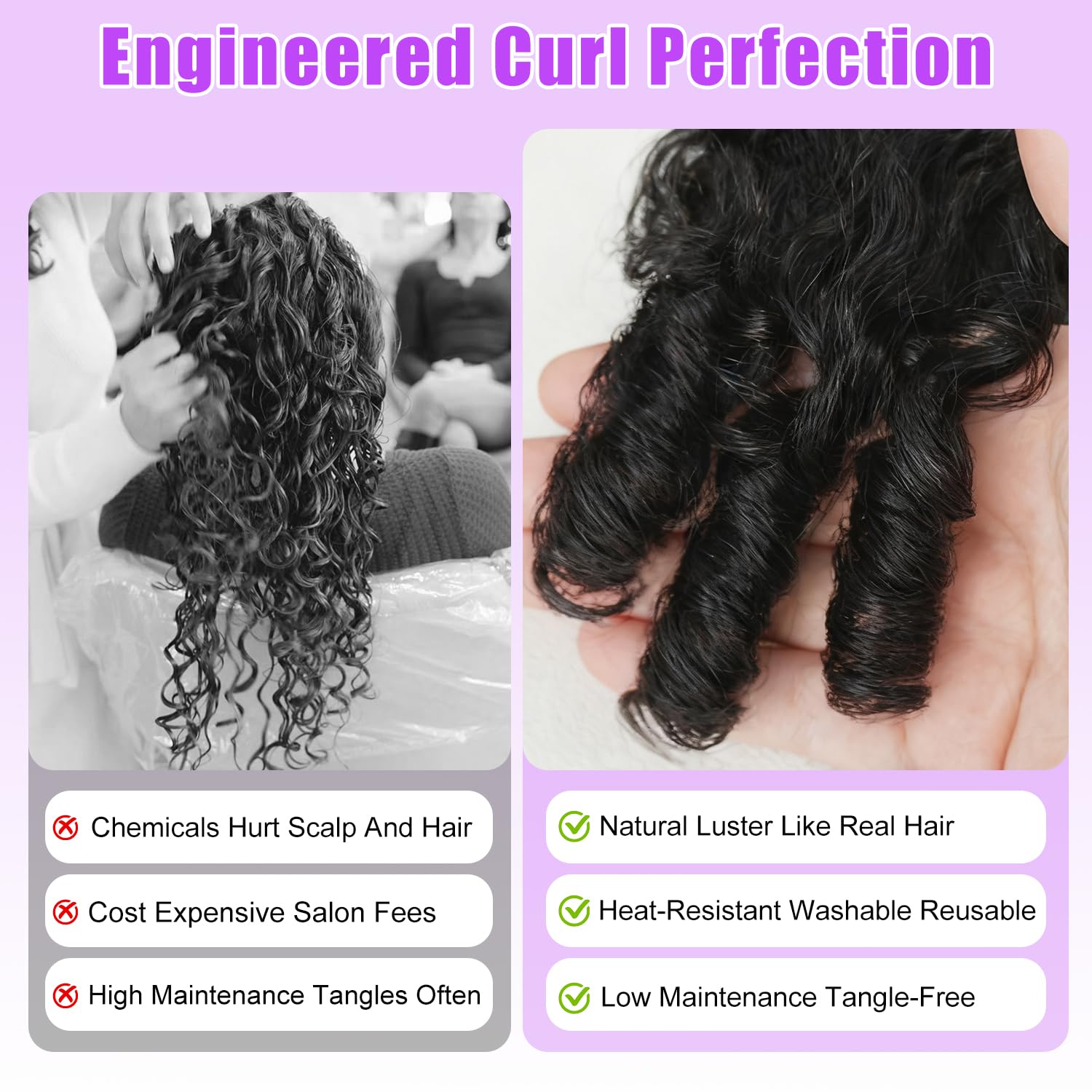 Goulus baby hairs and 4C edges mimic natural growth for a seamless blend.