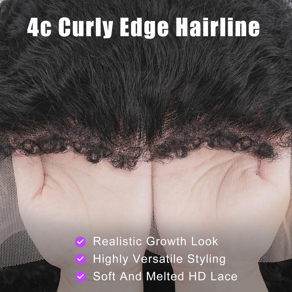 Goulus 13x6 HD lace frontal wig offering invisible scalp and breathable wear.