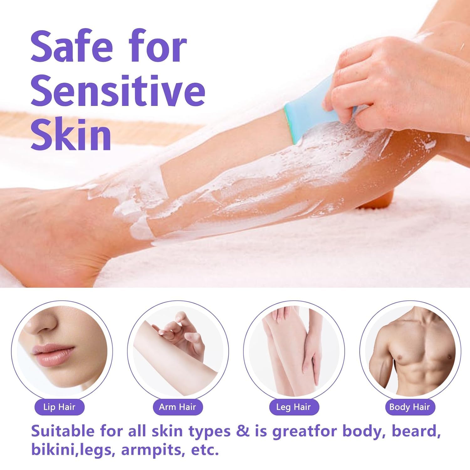 GOWEGO hair removal cream for arms delivers soft, hair-free skin.