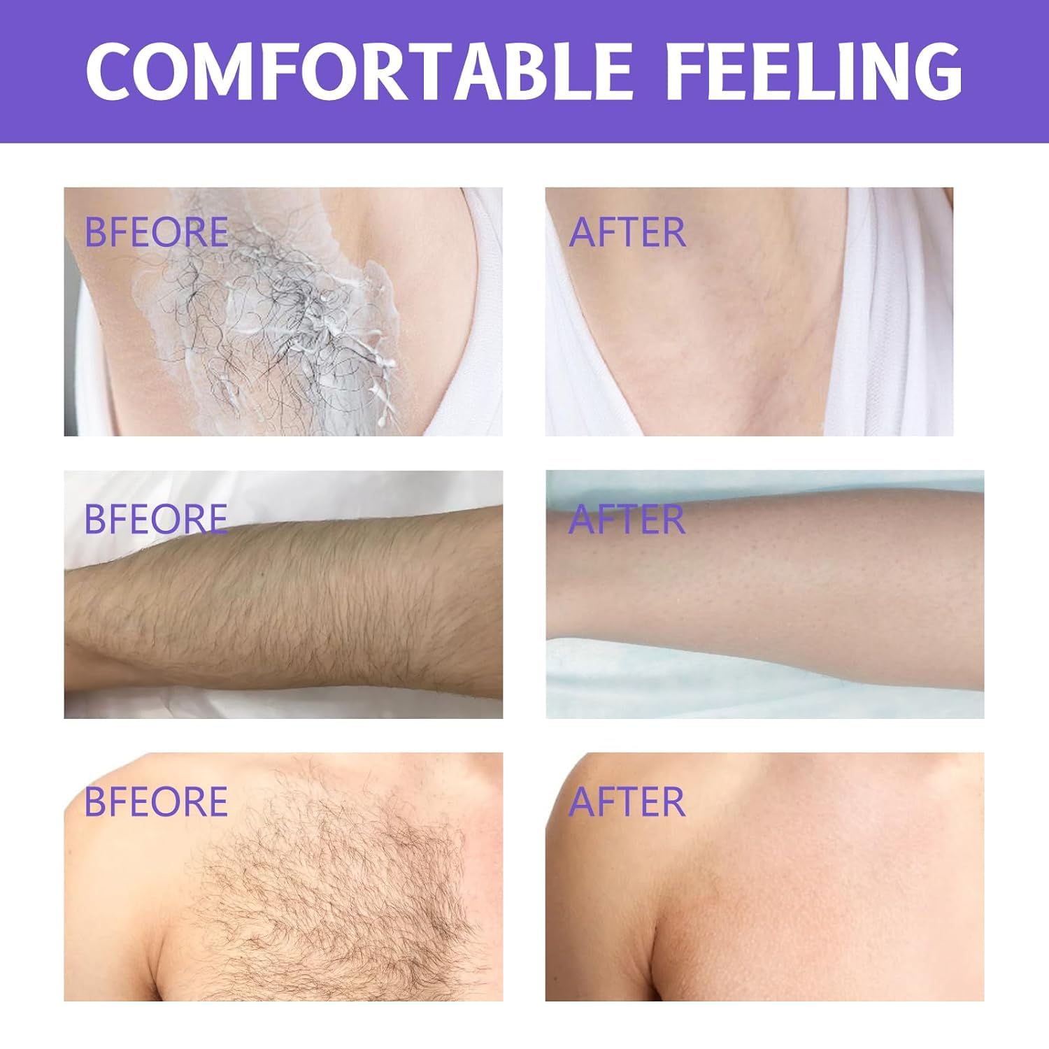 GOWEGO hair removal cream for bikini area with gentle formula for sensitive skin.