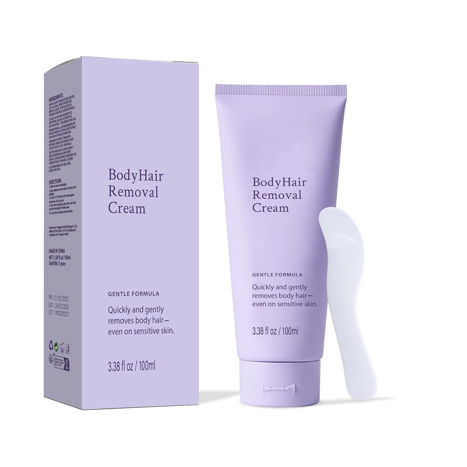 GOWEGO hair removal cream for the face with precision tip for gentle, controlled application.
