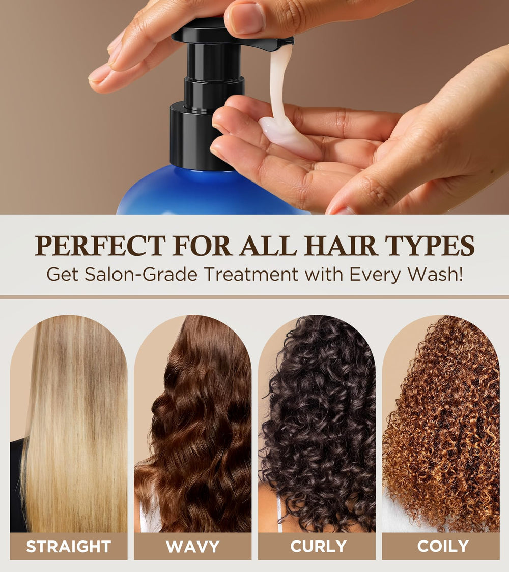 GOWILOVE Biotin Shampoo foam-lather image suggesting thorough cleansing