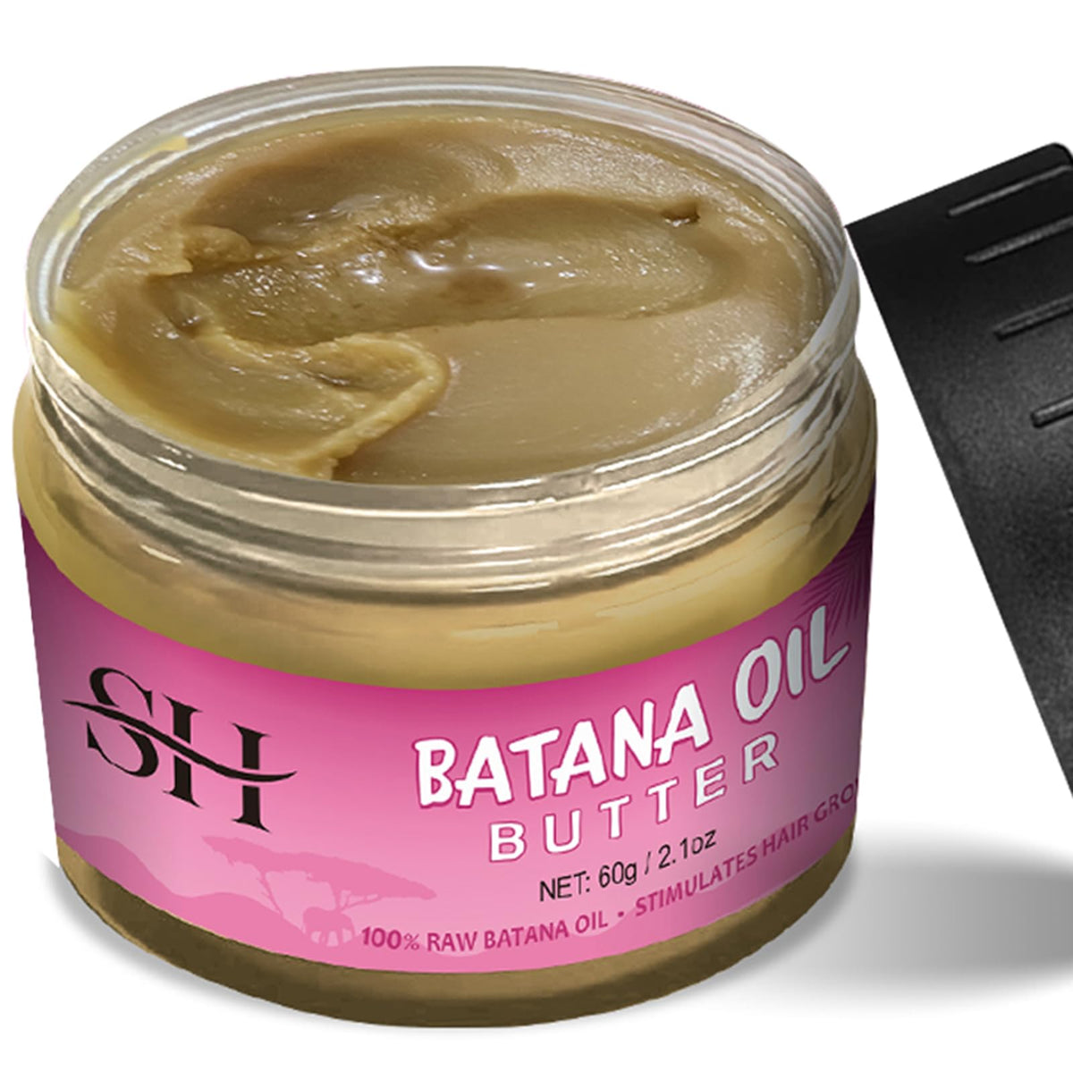 gowwim Batana Oil 60g jar shown, delivering pure hydration for healthier-looking hair.