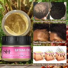 gowwim Batana Oil texture-rich close view suggests premium, chemical-free care for hair.
