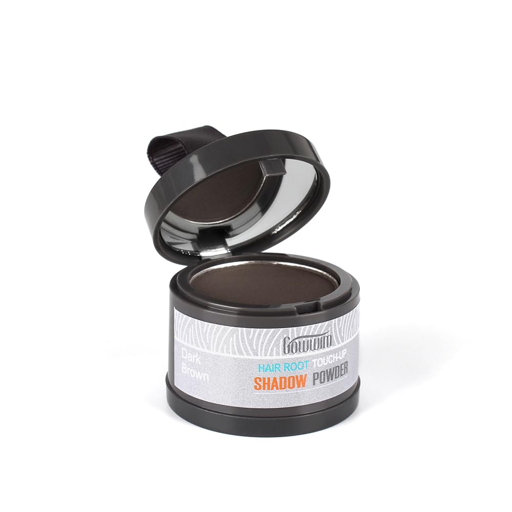 gowwim gray hair concealment on the hairline blending with natural color.