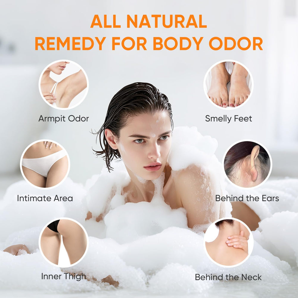 GPP Persimmon Soap Bar deodorizes underarms and feet for daily freshness.