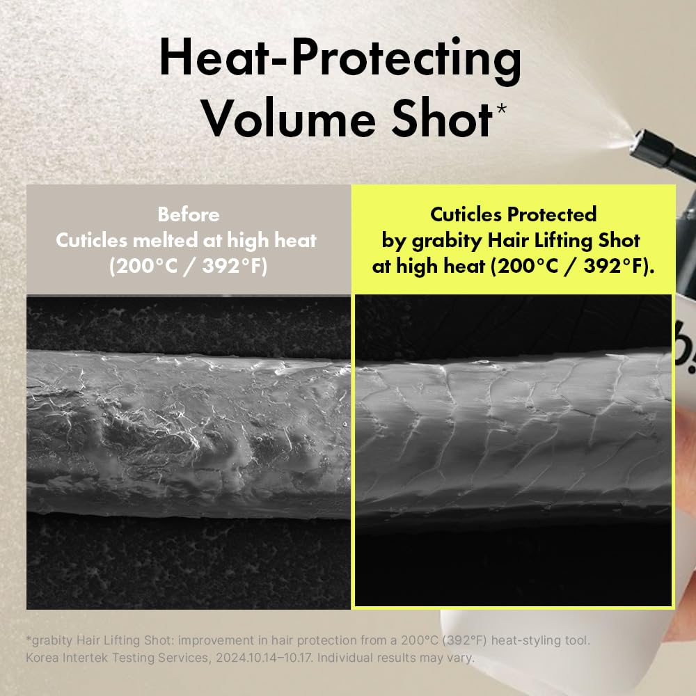 grabity g0.0 Hair Lifting Shot suitable for all hair types and thinning.