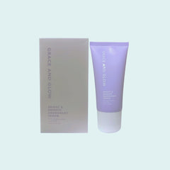Grace and Glow Bright and Smooth Deodorant Serum bottle with a sleek roller for quick application