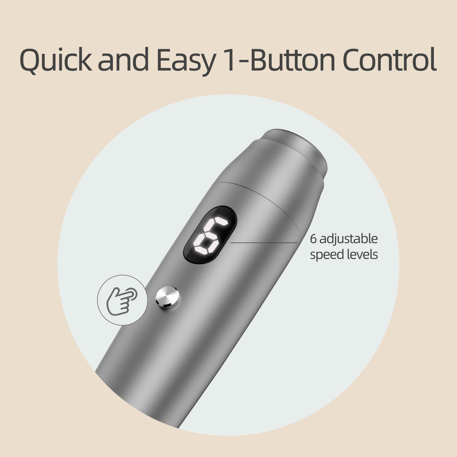 Graehn derma roller pen ergonomic grip for comfortable handling.