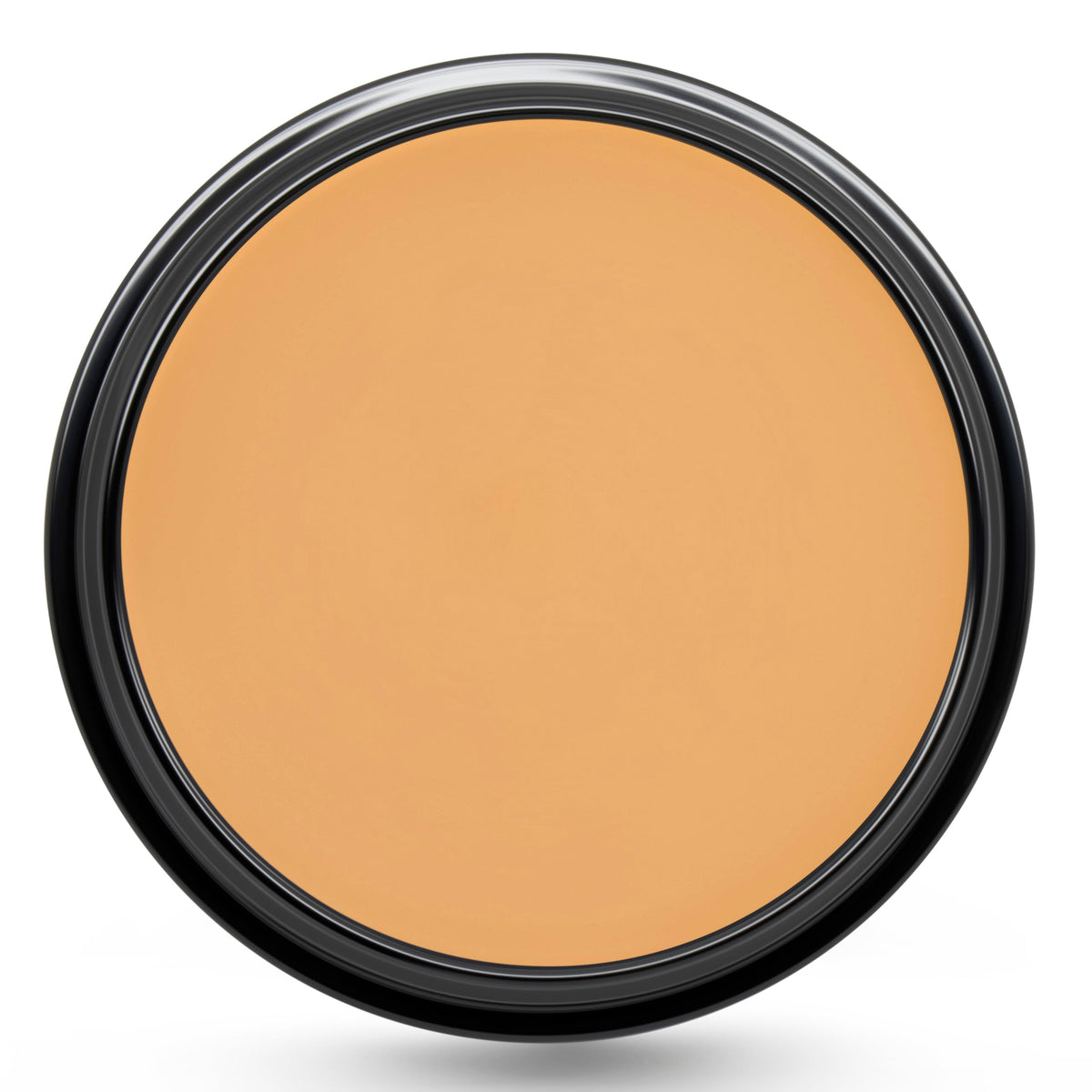 Graftobian HD Glamour Creme bottle close-up shows weightless coverage and smooth finish.