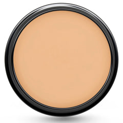 Graftobian HD Glamour Creme Foundation Deep Sunset swatch showing rich, natural coverage