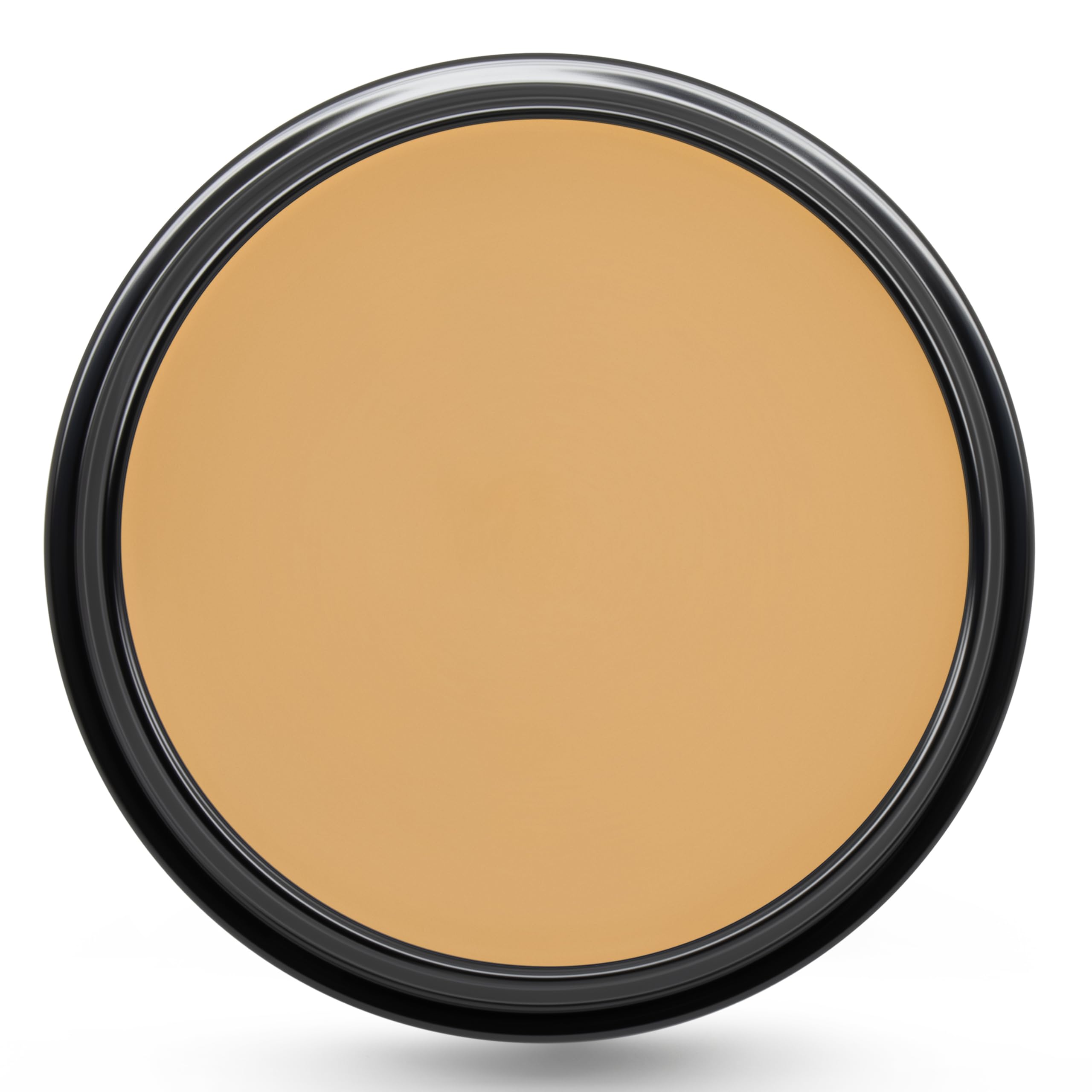 Graftobian HD Glamour Creme Foundation jar with creamy texture ready for blending