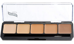 Graftobian HD Glamour Creme Foundation Palette Warm #3 close-up cover showing range