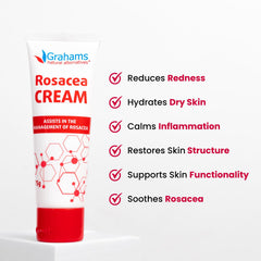 Grahams Natural Rosacea Cream closeup with smooth finish