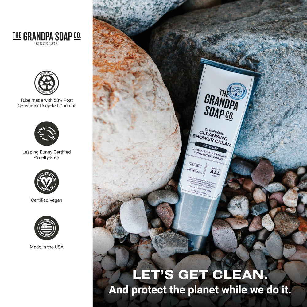 The Grandpa Soap Company mint-scent view showcases a refreshing mint aroma.
