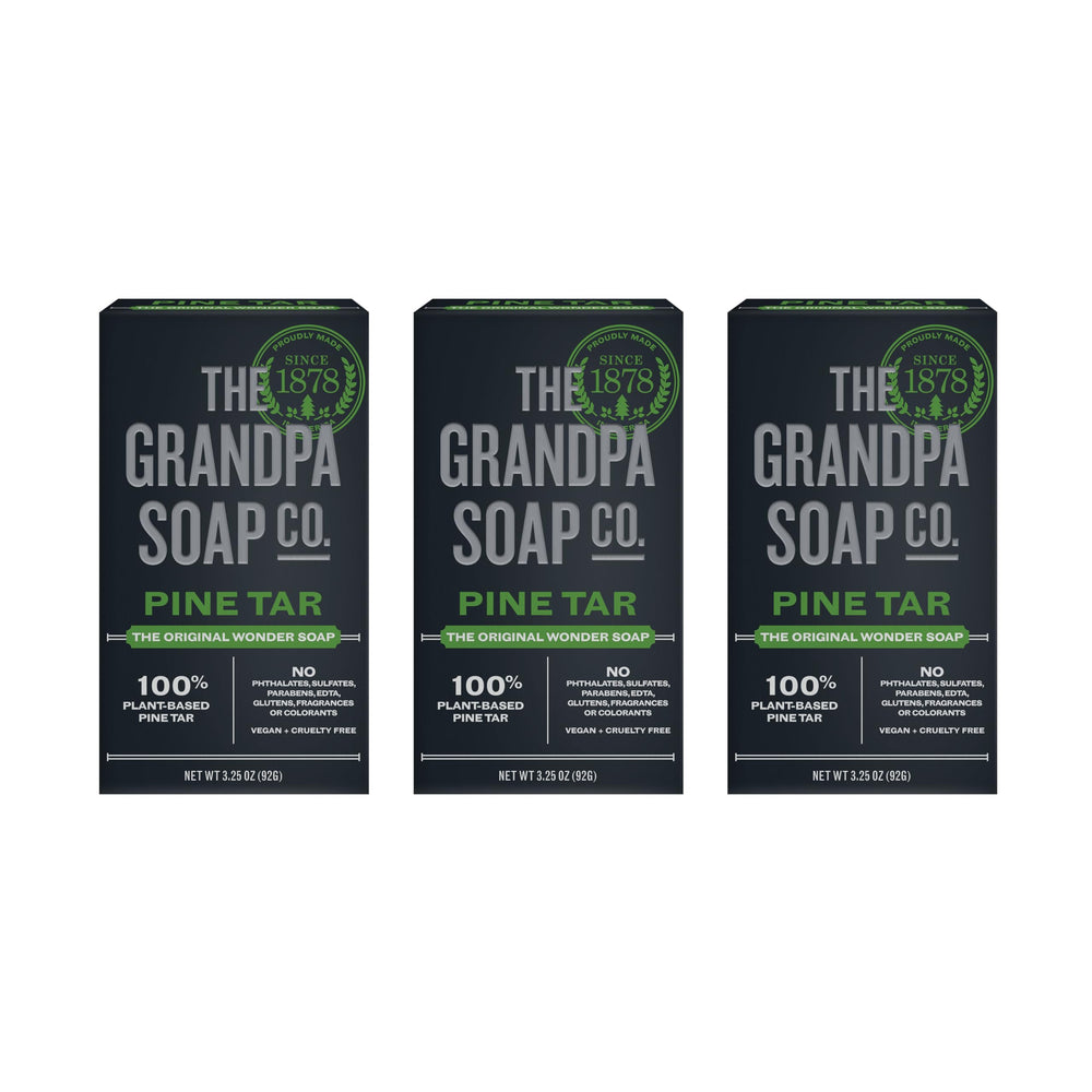 The Grandpa Soap Company pine-tar-bar-soap for versatile cleansing after work