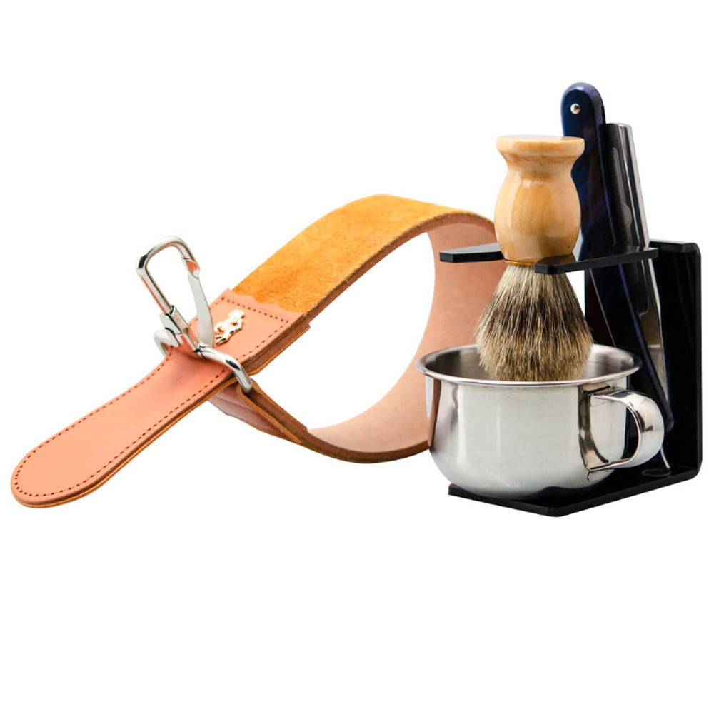 Grandslam leather strop for blade edge maintenance